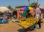 Fruit seller of bananas