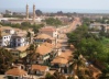 Aerial view of city skyline