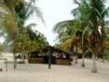 Dining area on beach